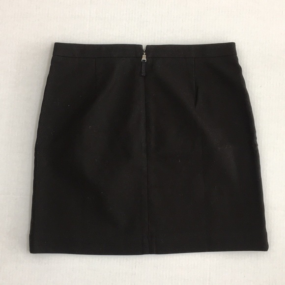LOFT Black with Tan Inset Panel Skirt 🛒 - Picture 6 of 6